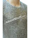 Long Length Riveted Chain Mail Hauberk Chest 48 Sleeveless image 5