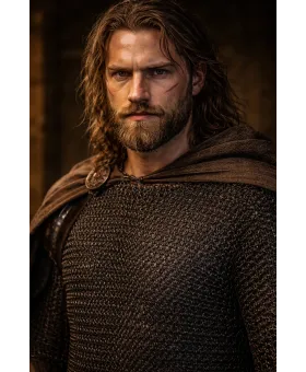 Viking Chain Mail Hauberk 16 Gauge Large Chest 46