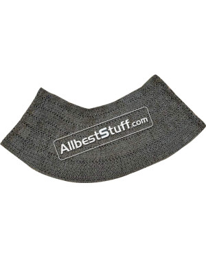 10 mm Flat Wedge Riveted 6 in 1 Ring with Solid Maille Skirt