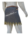 6 mm Wedge Riveted with Alternating Solid Ring Maille Skirt image 1