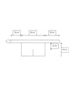 Flat Riveted Alternating Solid Skirt with Waist Belt 6 mm image 3