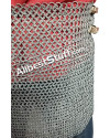 Chainmail Aluminum 10 mm Flat Dome Riveted Maille Skirt image 9