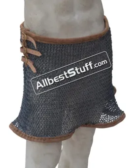 Chainmail Aluminum 10 mm Flat Dome Riveted Maille Skirt