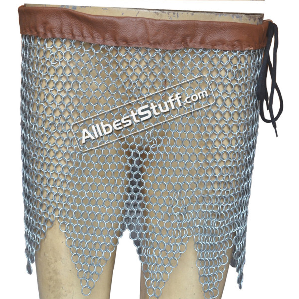 Chainmail Butted Steel 10 mm Ring Maille Skirt