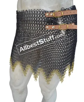 Chainmail Skirt with Butted Aluminum Ring