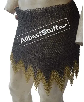 Stainless Steel Maille Skirt Rust Proof Flat Riveted