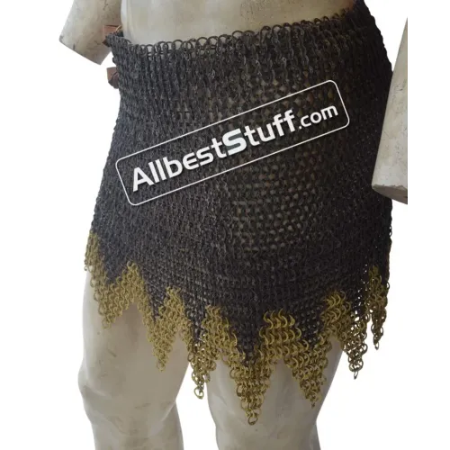 Stainless Steel Maille Skirt Rust Proof Flat Riveted