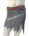 Titanium Chainmail Skirt with Waist Belt image 1