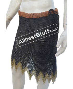 Wedge Riveted Chain Mail Skirt