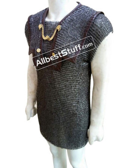 Chain Mail Chest 50 inch Roman Hamata 6 MM Flat Solid