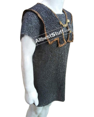 Chain Mail Hamata 6 MM Round Riveted Solid Chest 48