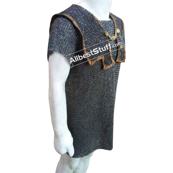 Chain Mail Hamata 6 MM Round Riveted Solid Chest 48