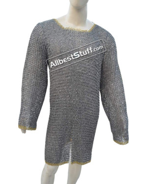 18 Gauge 9 mm Round Riveted XXL Strong Viking Chest Size 60