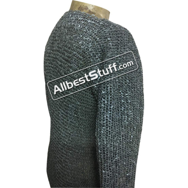 6 MM Long Sleeve Length Chest 40 Chain Mail Shirt