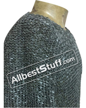 6 MM Maille Shirt Chest 50 Half Sleeve Round Riveted