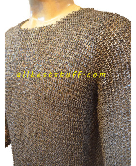 Round Riveted Flat Washer Chain Maille in 6 mm Ring Chest 44