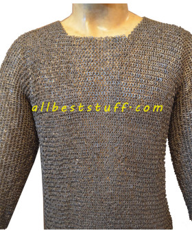 6 MM Viking Armour Round Riveted Flat Solid for Chest 48