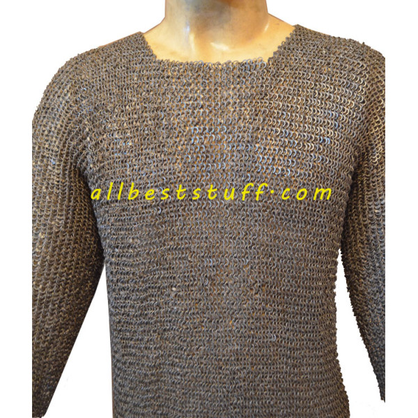 6 MM Viking Armour Round Riveted Flat Solid for Chest 48