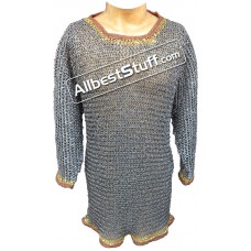 9 mm Round Riveted Chain Mail XXL Chest 58