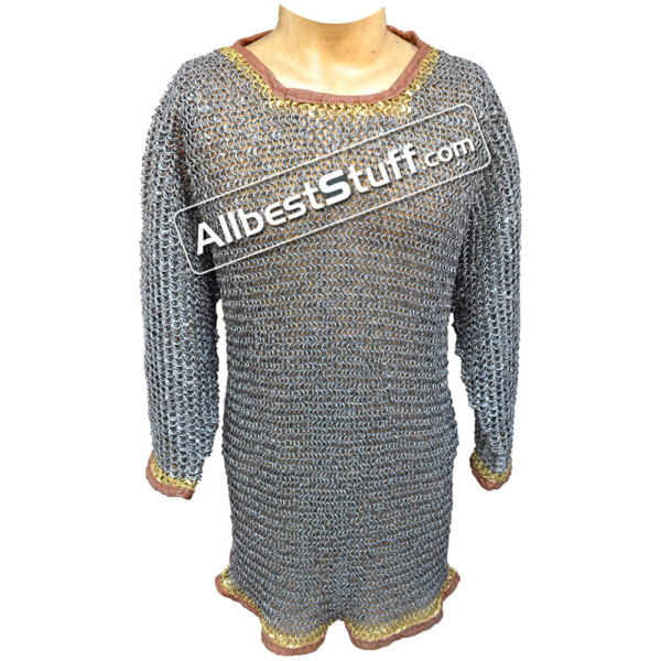 9 mm Round Riveted Chain Mail XXL Chest 58