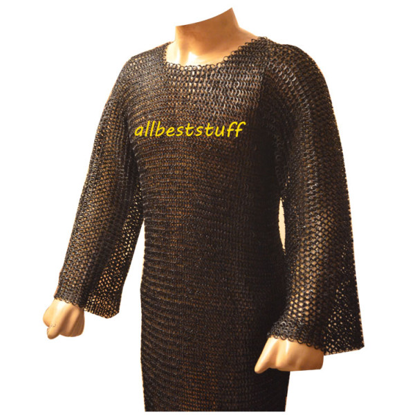 Maille Armour Round Riveted Steel Actual Chest 44