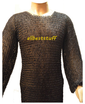 Extra Large Light Round Washer Riveted Chain Mail Chest 54