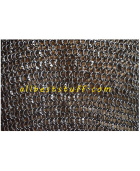 8 mm Dense Round Riveted Chain Mail Chest 36
