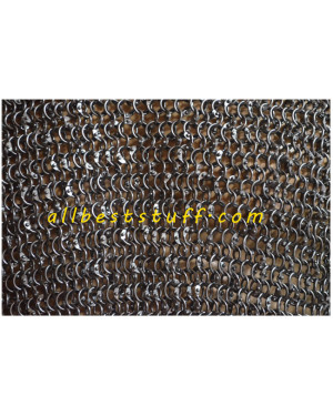 8 mm Dense Round Riveted Chain Mail Chest 36
