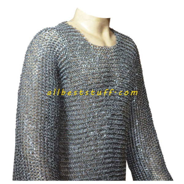 XL Chain Mail 18 Gauge Round Riveted Chest 50