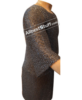 Full Sleeve Chest 50 Long Length Maille 6 MM Round Riveted