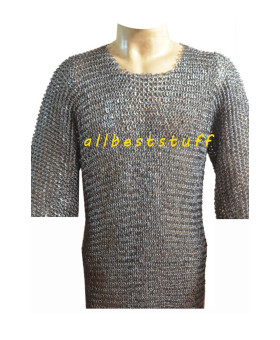 Medieval Chain Mail Shirt Chest 64 Round Riveted