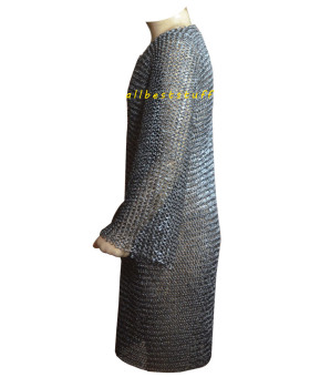 Medieval Maille Armour Small Dense Round Riveted Chest 52