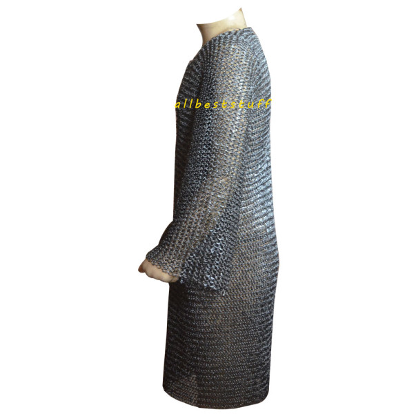 Medieval Maille Armour Small Dense Round Riveted Chest 52