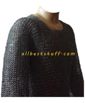 Round Pin Riveted Chain Mail Knight Armour Maille Chest 42