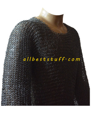 Round Pin Riveted Chain Mail Knight Armour Maille Chest 42