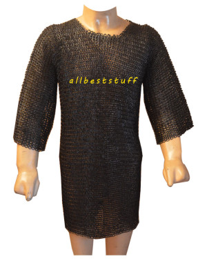 Round Washer Riveted Steel Chain Mail Hauberk Chest 50