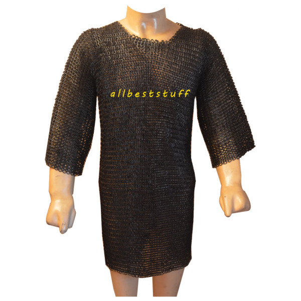 Round Washer Riveted Steel Chain Mail Hauberk Chest 50