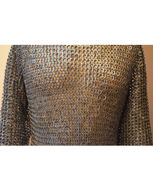 Viking Chainmail Shirt Chest 46 Long Sleeve Length