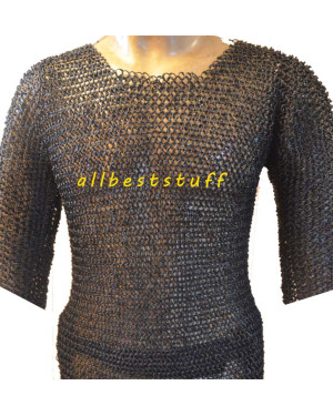 Larp Maille Armour Round Riveted Chest 58