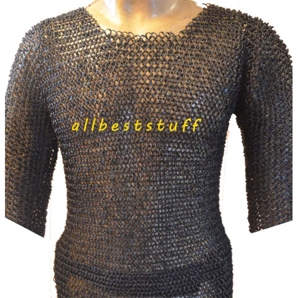 Larp Maille Armour Round Riveted Chest 58