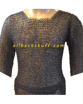 Extra Large Steel Historically Correct Chain Maille Armour Chest 66