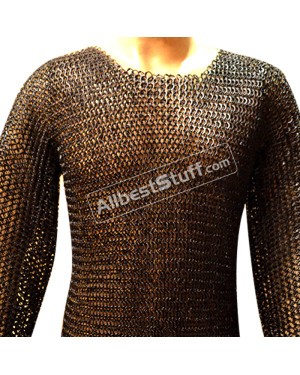 Strong Round Rivet with Flat Washer Chain Mail Shirt Chest 38