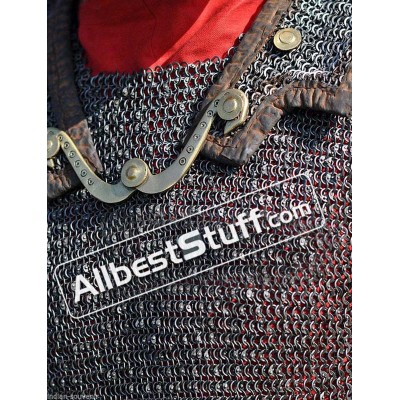 Chain Mail Hamata 6 MM Round Riveted Solid Chest 48