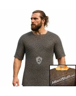 Medium Chest 33 Circumference Chain Mail Shirt Half Sleeve