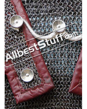 Round Riveted 6 MM Roman Hamata Chain Mail Chest 48