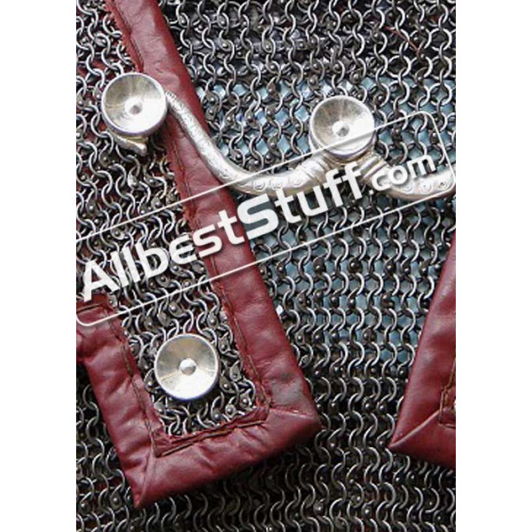 Round Riveted 6 MM Roman Hamata Chain Mail Chest 48