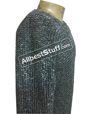 Long Sleeve Chest 50 Long Length Maille 6 MM Round Riveted