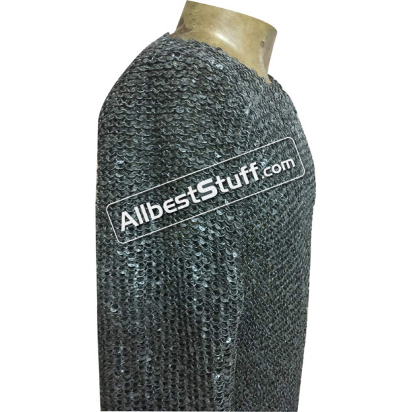 Long Sleeve Chest 50 Long Length Maille 6 MM Round Riveted
