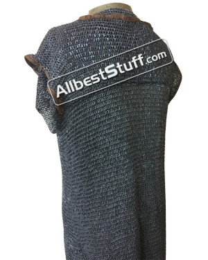 Maille Hamata Round Riveted Solid Ring Chest 50