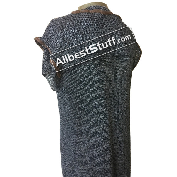 Maille Hamata Round Riveted Solid Ring Chest 50